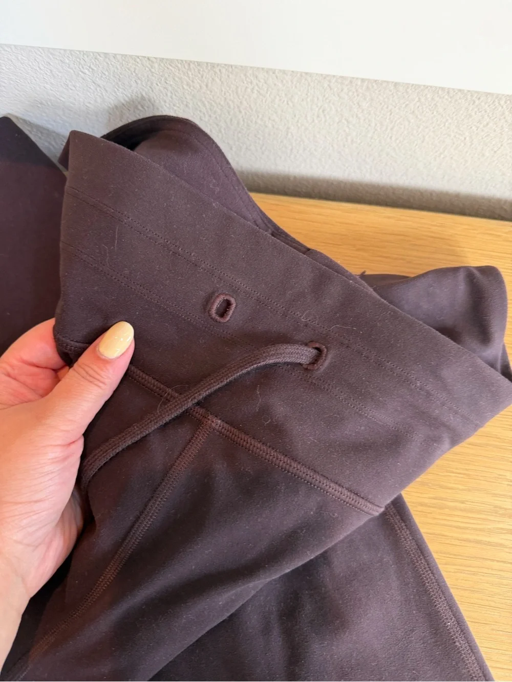 lululemon athletica Dark Brown High-Rise groove thermal large